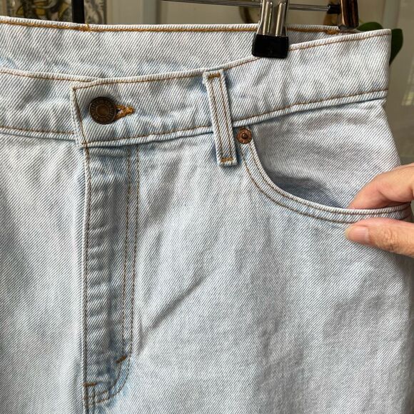 Levi’s Vintage 90s 521 Tapered Fit Jeans 16 Short - Picture 4 of 9